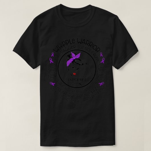 Whipple Warrior niet mijn beste vandaag, maar ik b T-shirt (Design voorkant)