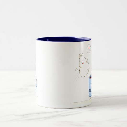 Whippy & Cocoa Tweekleurige Koffiemok (Center)