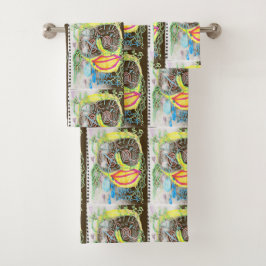 "WHiRL-DROOL$" door thaddeus & crimson's Adam Moye Bad Handdoek