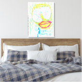 Whirl-Drool$ door $THCBand's Adam Moyer Canvas Afdruk (Insitu (Slaapkamer))