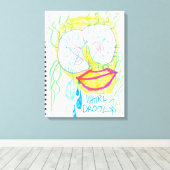 Whirl-Drool$ door $THCBand's Adam Moyer Canvas Afdruk (Insitu (Houten vloer))