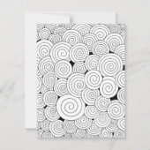Whirl & Wonder – Colorable Flat Note Card Notitiekaartje (Voorkant)