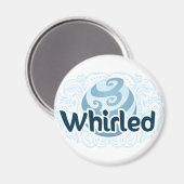 Whirled Logo Magnet (Voorkant / Achterkant)