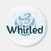 Whirled Logo Magnet (Voorkant)