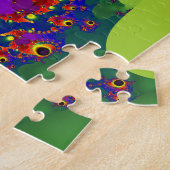 Whirligig | Rainbow Fractal Art Legpuzzel (Zijkant)