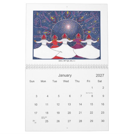 Whirling Art 2011 Agenda Kalender (Jan 2027)
