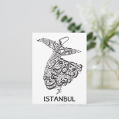 Whirling Dervish Briefkaart (Staand voorkant)