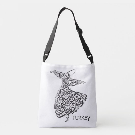 Whirling Dervish Crossbody Tas (Achterkant)