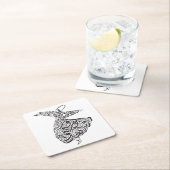 Whirling Dervish Kartonnen Onderzetters (Insitu)