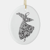 Whirling Dervish Keramisch Ornament (Rechts)