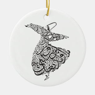 Whirling Dervish Keramisch Ornament