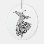 Whirling Dervish Keramisch Ornament (Links)