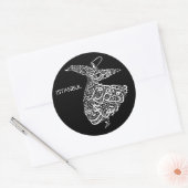 Whirling Dervish Ronde Sticker (Envelop)