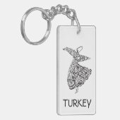 Whirling Dervish Sleutelhanger (Voorkant Links)