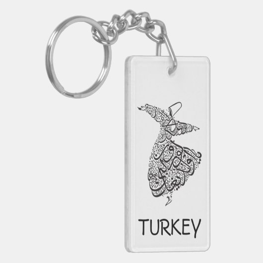 Whirling Dervish Sleutelhanger (Voorkant Links)