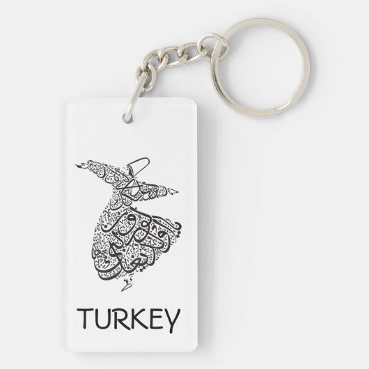 Whirling Dervish Sleutelhanger (achterkant)