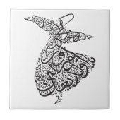 Whirling Dervish Tegeltje (Voorkant)