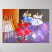 Whirling dervishes, Turkije Poster (Voorkant)