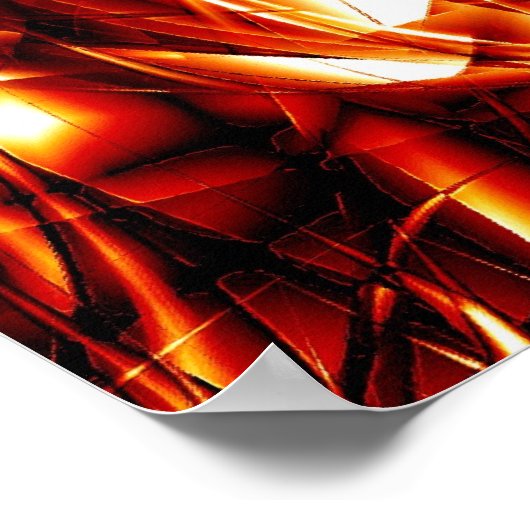 Whirling Fire Poster (Hoek)