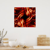Whirling Fire Poster (Keuken)