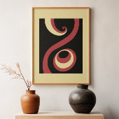 Whirling in Harmony: Bold Abstract Poster Set II