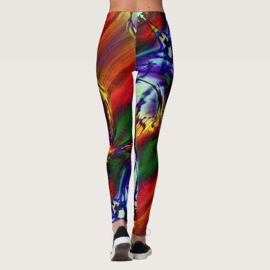 Whirling Paint Leggings (Achterkant)