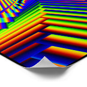 whirling rainbow pentacle 3 poster (Hoek)