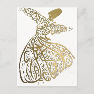 Whirling Sufi Dervish Briefkaart