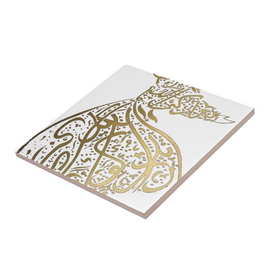 Whirling Sufi Dervish Tegeltje (Zijkant)