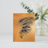 Whirling Tornado Briefkaart (Staand voorkant)