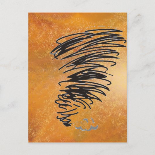 Whirling Tornado Briefkaart (Voorkant)