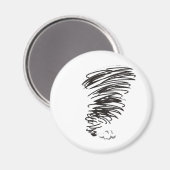 Whirling Tornado Magneet (Voorkant / Achterkant)