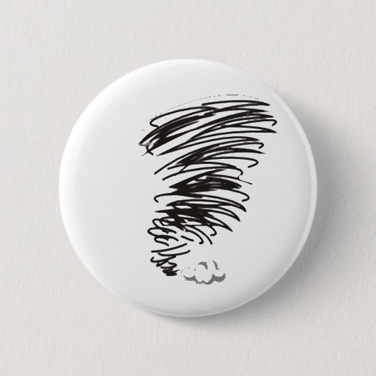 Whirling Tornado Ronde Button 5,7 Cm (Voorkant)