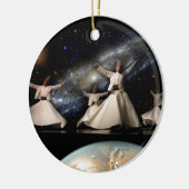 Whirling Universe Keramisch Ornament (Links)