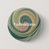 Whirling Whimsy Ronde Button 5,7 Cm (Voorkant)