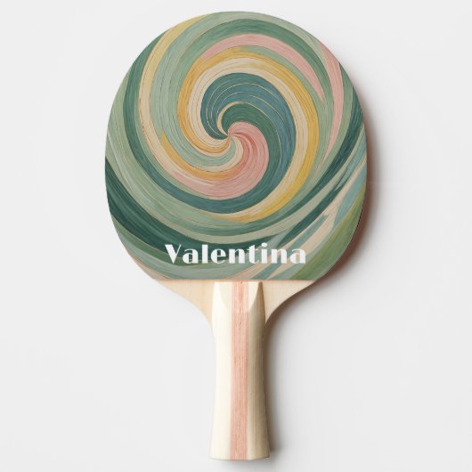 Whirling Whimsy Tafeltennisbatje (Voorkant)