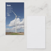 Whirling Wonders: De kracht van de Natuur benutten Visitekaartje (Voorkant / Achterkant)