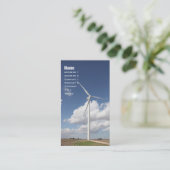 Whirling Wonders: De kracht van de Natuur benutten Visitekaartje (Staand voorkant)