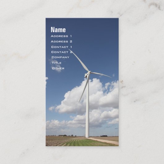 Whirling Wonders: De kracht van de Natuur benutten Visitekaartje (Voorkant)