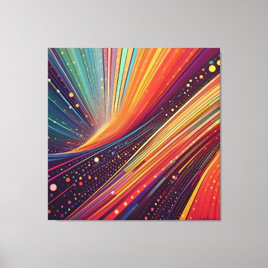 Whirlpool Abstract Canvas Afdruk (Voorkant)