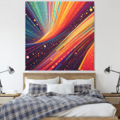 Whirlpool Abstract Canvas Afdruk (Insitu (Slaapkamer))