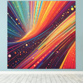 Whirlpool Abstract Canvas Afdruk (Insitu (Houten vloer))