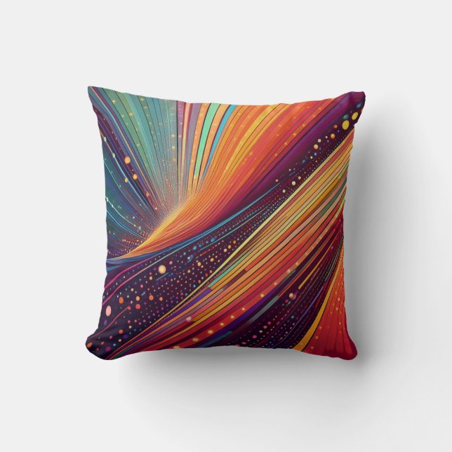 Whirlpool Abstract Kussen (Voorkant)