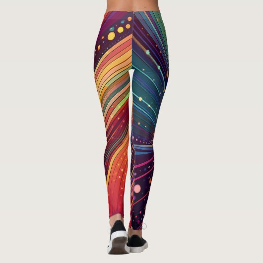 Whirlpool Abstract Leggings (Achterkant)