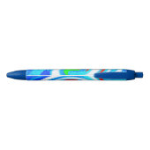 Whirlpool art zwarte inkt pen (Achterkant)