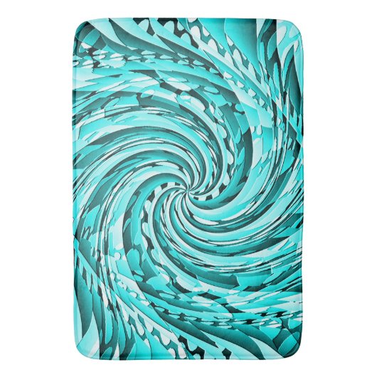 Whirlpool bij Zee..... Badmat (Voorkant Verticaal)