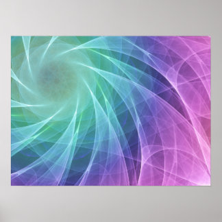 Whirlpool Diamond kleurrijk Poster