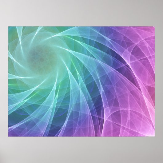 Whirlpool Diamond kleurrijk Poster (Voorkant)