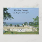 Whirlpool Fountain St. Joseph, Michigan MI Briefkaart (Voorkant)