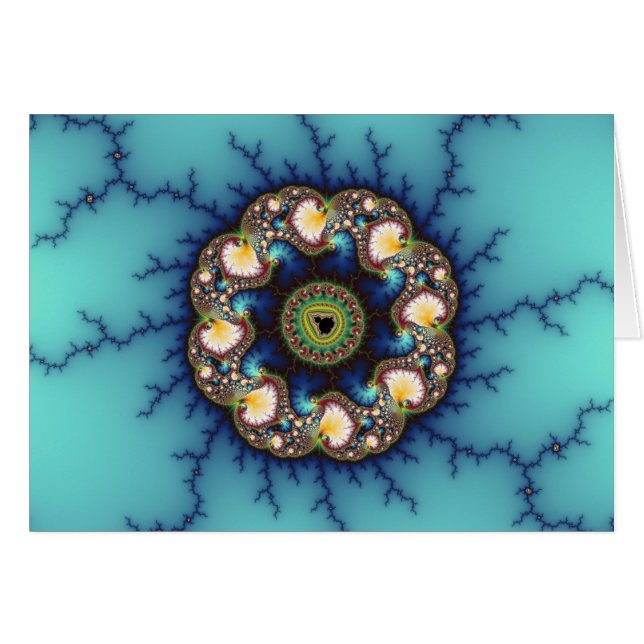 Whirlpool - Fractal Card (Voorkant Horizontaal)